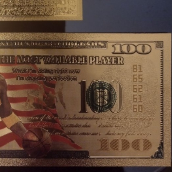 KOBE BRYANT 24k GOLD LIMITED EDITION! NOVELTY NOTE &CERTIFICATE OF AUTHENTICITY! - Picture 7 of 13